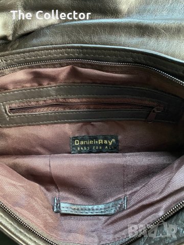 Кожена чанта Daniel Ray., снимка 5 - Чанти - 30363095
