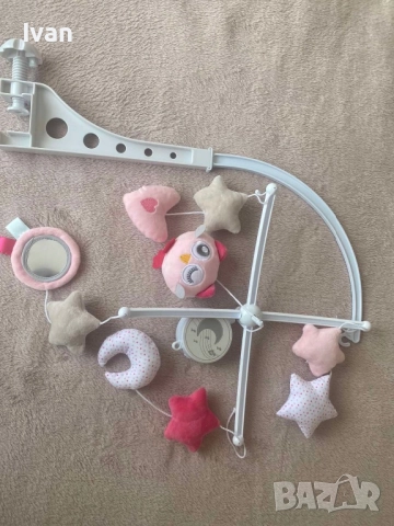 Музикална въртележка за бебе, снимка 2 - Кошарки - 51951868