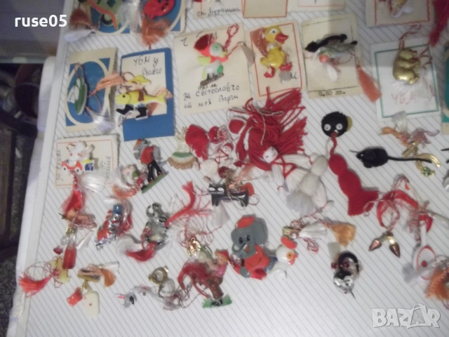 Лот от 64 бр. мартенице от соца, снимка 3 - Колекции - 52509022