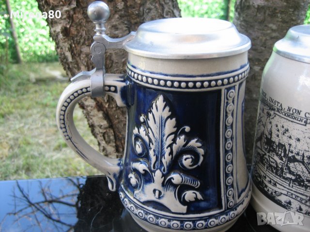 Старинни немски халби за бира , снимка 3 - Антикварни и старинни предмети - 36843271