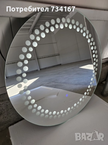 Луксозно огледало с LED осветление и сензорна технология, снимка 6 - Лед осветление - 51751175