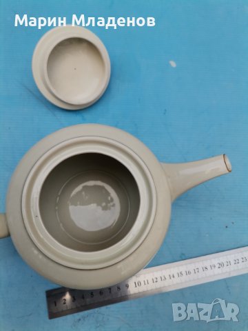 Порцеланов чайник-стар, снимка 3 - Прибори за хранене, готвене и сервиране - 39954229