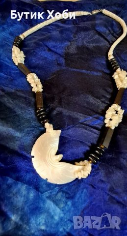 Винтидж колие от седеф , снимка 3 - Антикварни и старинни предмети - 40047270