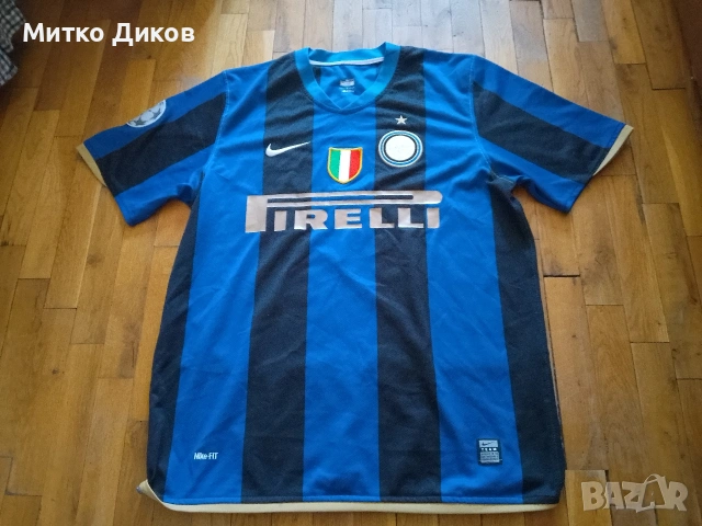 Интер футболна тениска Найк от Шампионска лига #77 Куаресма размер М