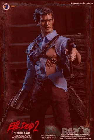 Asmus Toys EDA001 - Evil Dead 2 - Ash Williams/1/6 фигура на Ал от Злите мъртви , снимка 4 - Колекции - 55964465