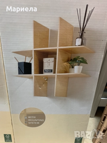Стенен Рафт 55х20х55см., снимка 3 - Етажерки - 51973747