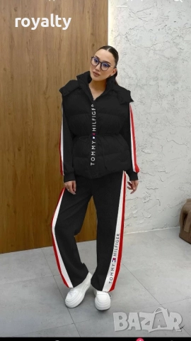 Tommy Hilfiger Черен Дамски Комплект От Три Части, снимка 2 - Спортни екипи - 52203628