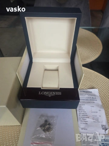 Longines автомат,документи 300m, снимка 15 - Мъжки - 54028358