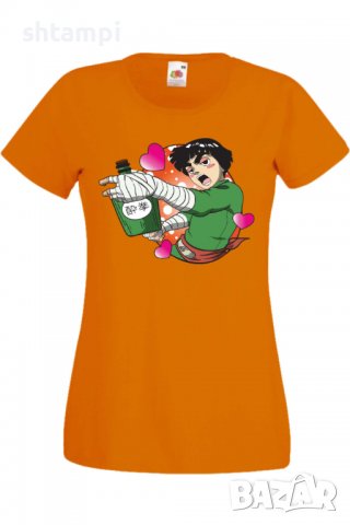 Дамска тениска Naruto Rock Lee,Анимация,игра,Празник,Повод., снимка 8 - Тениски - 37945968