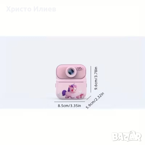 Детски фотоапарат с моментален печат с дисплей принтер , снимка 10 - Фотоапарати - 51805938