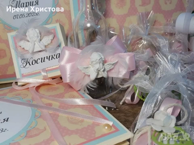 Комплект за кръщене, снимка 5 - Декорация - 52861327
