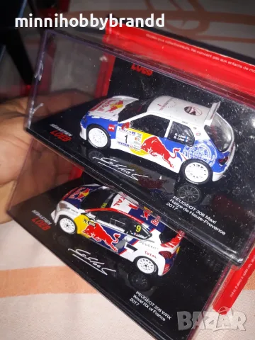 Peugeot Citroen Hyundai 1:43 Sebastien Loeb , снимка 3 - Колекции - 55831024