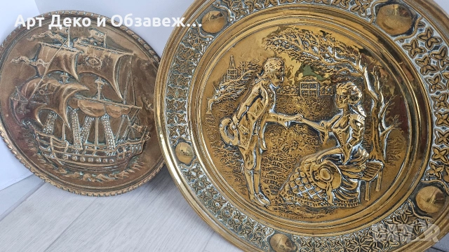 Бронзови пана за стена, снимка 8 - Декорация за дома - 54095207