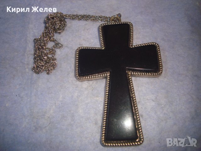 ГОЛЯМ АРТ КРЪСТ МАСИВЕН - ФЕШЪН КОЛИЕ с ВЕРИЖКА 17148, снимка 11 - Колиета, медальони, синджири - 36975037