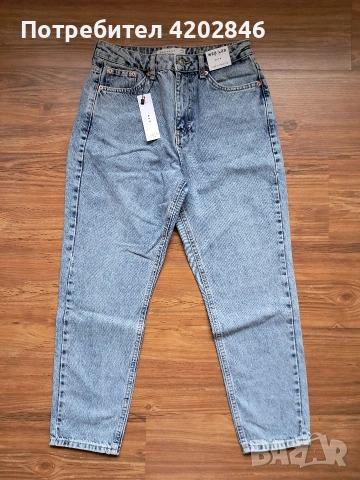 Topshop Petite Original Mom Jeans , снимка 8 - Дънки - 53925253