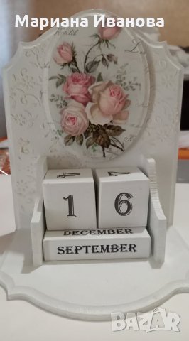 вечен календар "рози", снимка 5 - Подаръци за рожден ден - 7609530