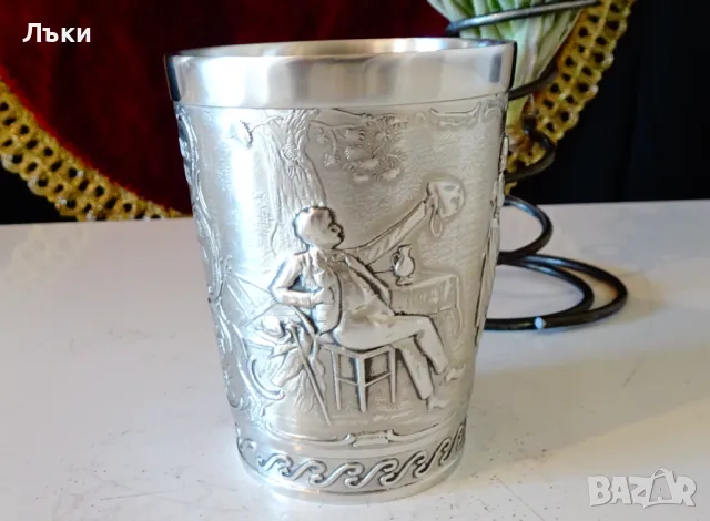 Чаша от калай Lindenwirtin,калаена сватба. 