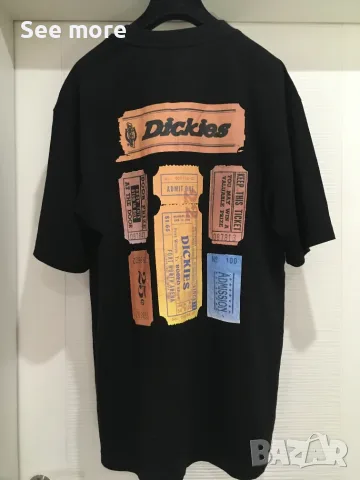 Dickies  Paxico T-Shirt - Black мъжка тениска нова L, снимка 2 - Блузи - 55906321