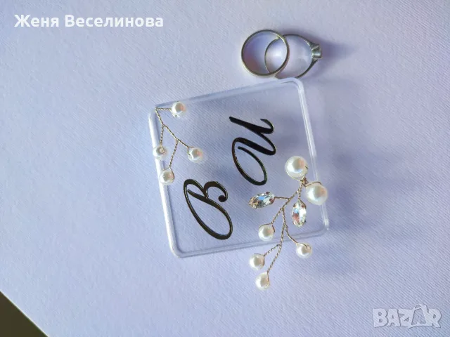 Кутия за сватбени халки, снимка 6 - Подаръци за сватба - 56483664