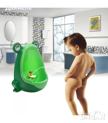 Писоар за деца под формата на жабка , снимка 2 - Други - 52015013