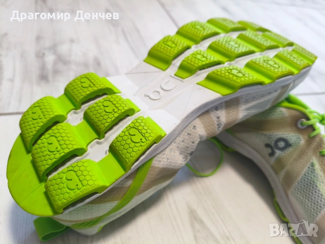 On Running CLOUDRACER Silver/Lime, снимка 3 - Маратонки - 54358037