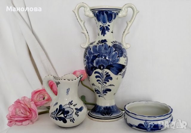 Delft Holland, снимка 2 - Антикварни и старинни предмети - 37396242