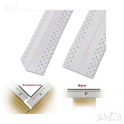 Strait-flex TUFF TAPE - композитна лента 30м, снимка 3 - Строителни материали - 48713186