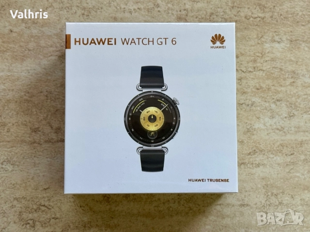 НОВ! ЗАПЕЧАТАН! Huawei Watch GT 6 41mm Black Strap