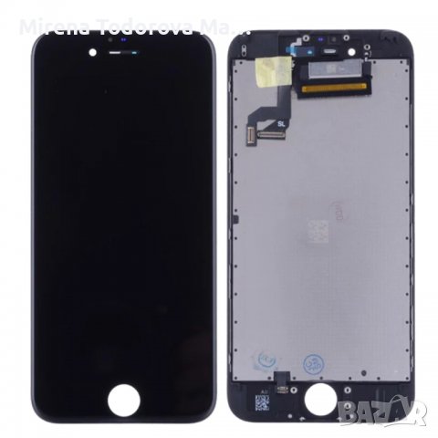 LCD дисплей без бутона Apple iPhone  6 бял и черен
