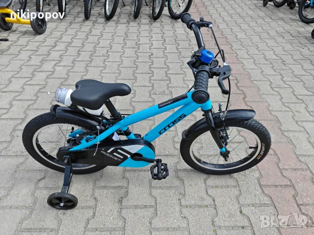 CROSS Детски алуминиев велосипед 16" ROCKET син, снимка 2 - Велосипеди - 56528737
