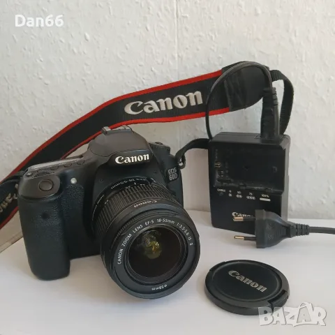 отоапарат Canon EOS 60D с китов обектив Canon EF-S 18-55mm IS II 