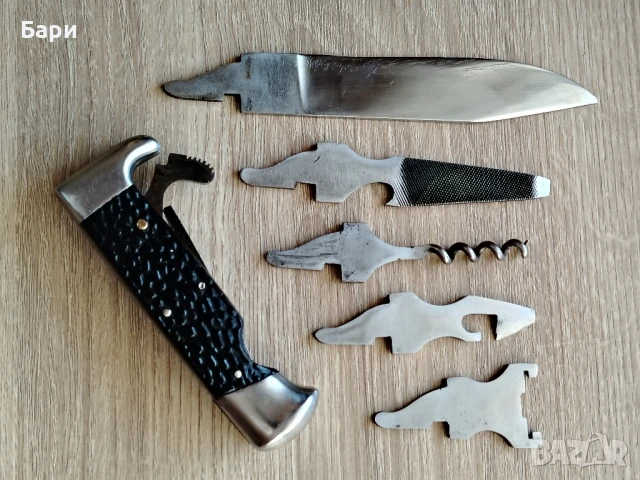 Многофункционален ловен нож на П.Денев-Габрово, снимка 3 - Колекции - 50449618
