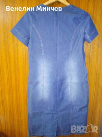 Дамска дънкова рокля, снимка 4 - Рокли - 36898152