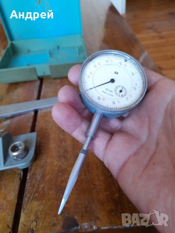 Стар индикаторен часовник, снимка 6 - Антикварни и старинни предмети - 42025967