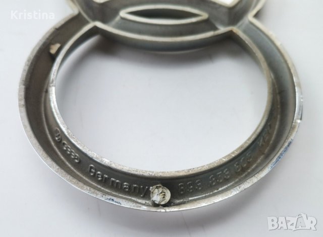 Оригинална предна емблема за Audi Ауди, снимка 6 - Аксесоари и консумативи - 39550769