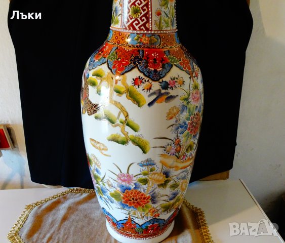Ming Dynasty китайска порцеланова ваза 62 см. , снимка 5 - Вази - 30697912