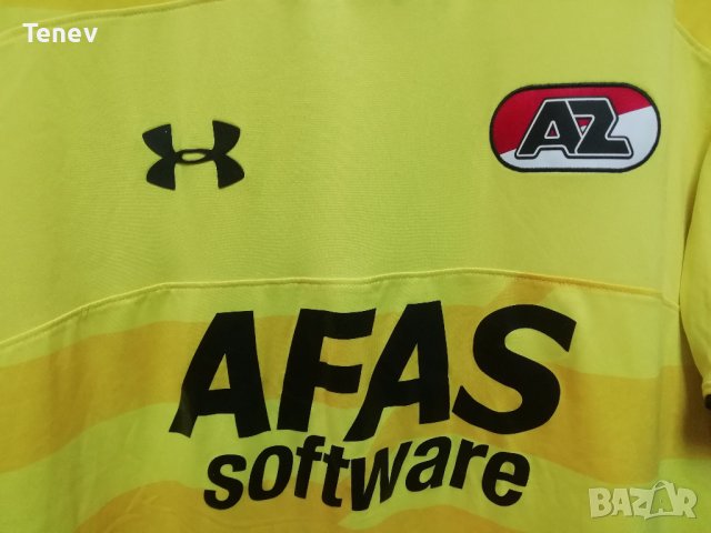 AZ Alkmaar Under Armour оригинална тениска фланелка АЗ Алкмаар размер L Third 2018/2019, снимка 3 - Тениски - 42437646