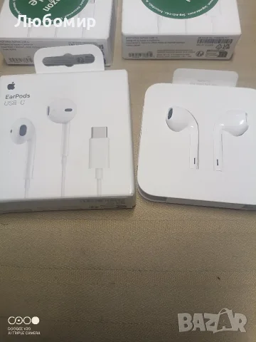 Слушалки Apple EarPods, USB-C конектор, бялоe , снимка 3 - Слушалки, hands-free - 55954535