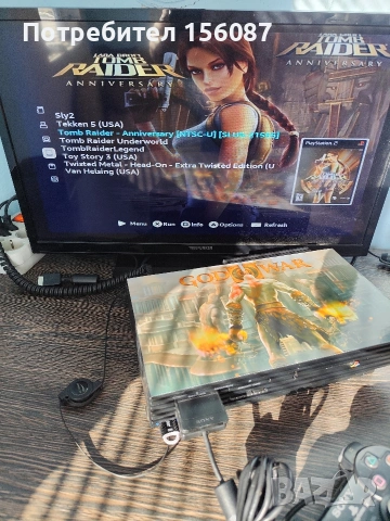 ✅ PS2 GOD OF WAR SKIN хакнат 100+ игри HDD, снимка 12 - PlayStation конзоли - 54069147