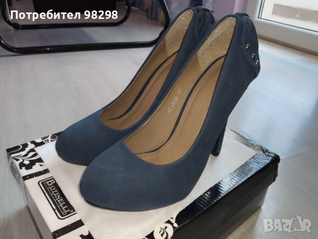 Обувки на висок ток, снимка 4 - Дамски обувки на ток - 36435505