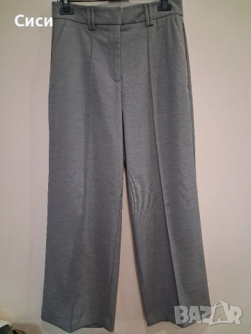 Сив широк панталон 