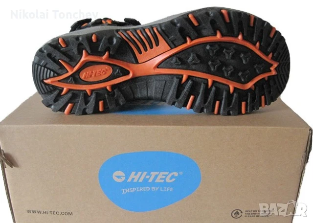  Здрави туристически сандали „HI-TEC“ Cersis High Grip № 45, снимка 4 - Мъжки сандали - 51099634