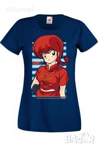 Дамска тениска Ranma Saotome,Анимация,игра,Празник,Повод., снимка 6 - Тениски - 38073840