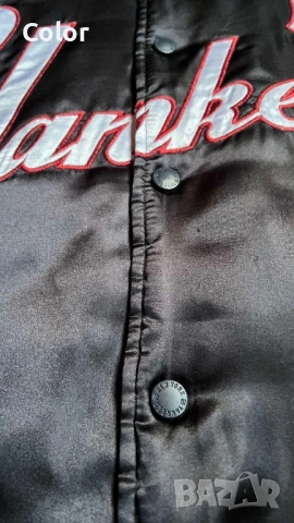 Сатенено бомбър яке NY Yankees, снимка 3 - Якета - 53338297