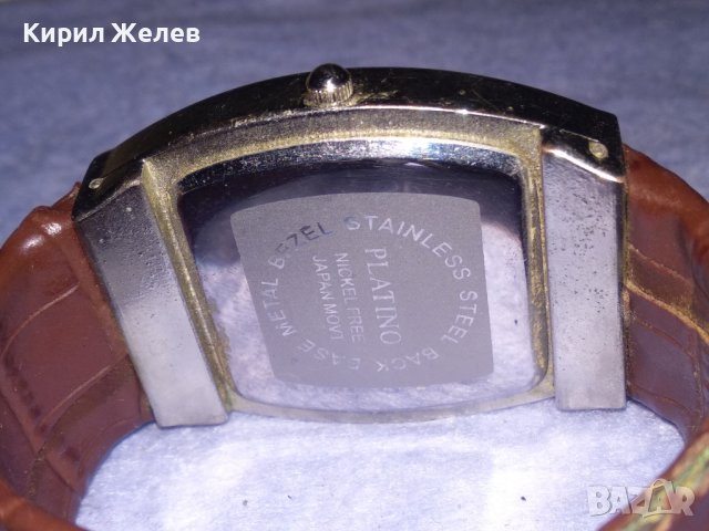 PLATINO COLLECTION QUARTZ JAPAN MOVT ЕФЕКТЕН КВАРЦОВ МАРКОВ ДАМСКИ ЧАСОВНИК - ГРИВНА 36578, снимка 11 - Дамски - 40443818