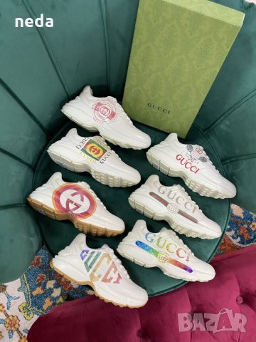 Gu*ci 2021 (реплика) 02 Unisex , снимка 3 - Маратонки - 33810862