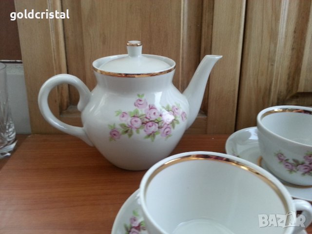 Руски порцелан за чай кафе, снимка 6 - Антикварни и старинни предмети - 33760800