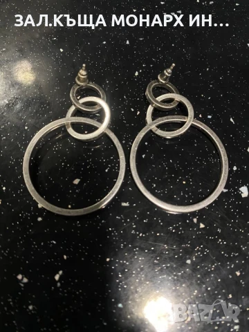 Сребърни обеци, снимка 6 - Обеци - 51185850
