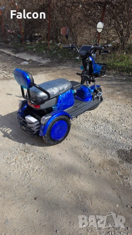 Електрическа триколка 2000W, снимка 6 - Инвалидни скутери - 54119462
