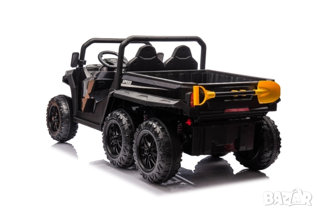 Акумулаторен джип Trunk Black, снимка 2 - Детски велосипеди, триколки и коли - 52475410